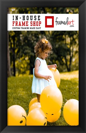 Framed Modern 18x11 Picture Frame Print