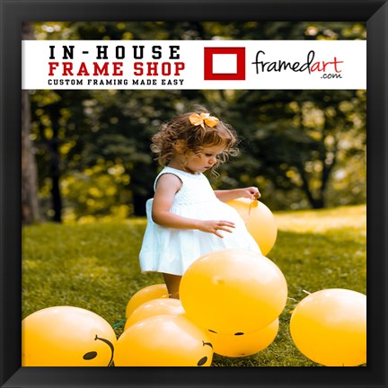 Framed Modern 18x18 Picture Frame Print