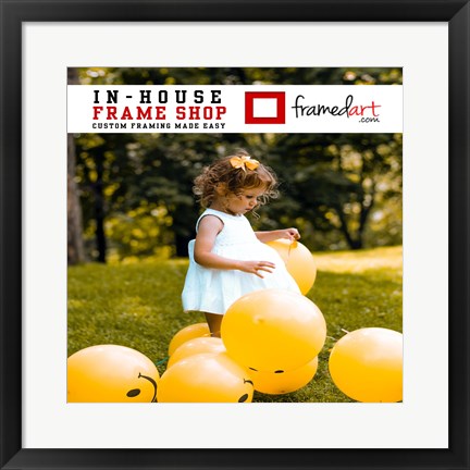 Framed Modern 18x18 Picture Frame Print