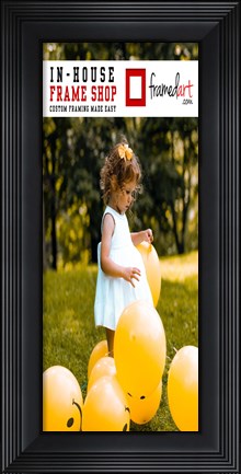 Framed Modern 19x8 Picture Frame Print