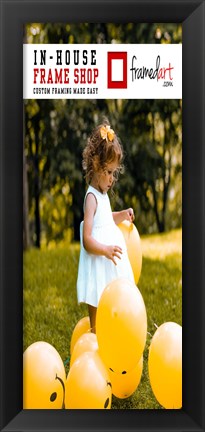 Framed Modern 19x8 Picture Frame Print