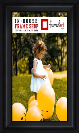 Framed Modern 19x10 Picture Frame Print