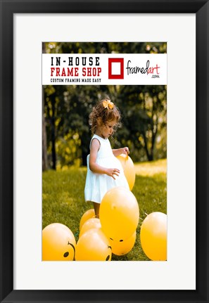 Framed Modern 19x11 Picture Frame Print