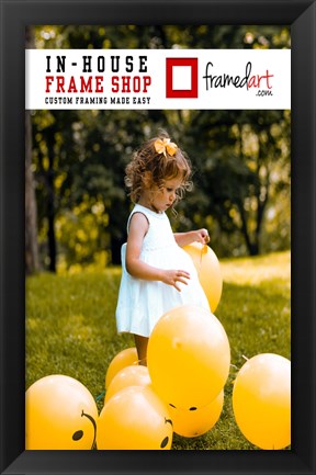 Framed Modern 19x12 Picture Frame Print