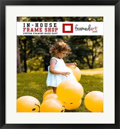 Framed Modern 19x21 Picture Frame Print