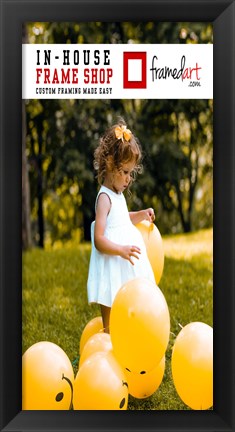 Framed Modern 20x10 Picture Frame Print