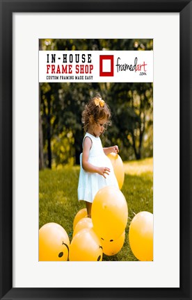 Framed Modern 21x11 Picture Frame Print