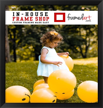 Framed Modern 21x20 Picture Frame Print