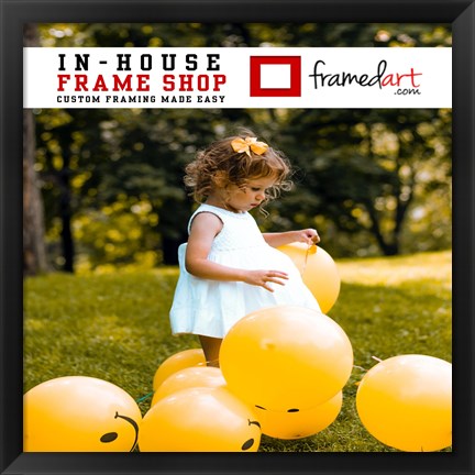 Framed Modern 21x21 Picture Frame Print