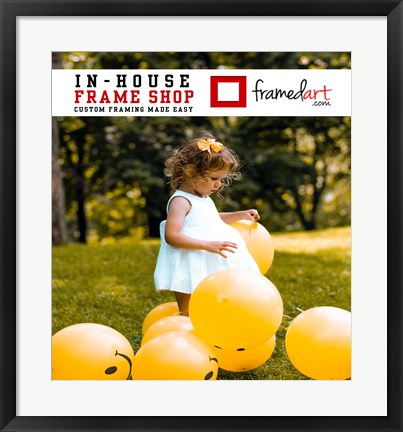 Framed Modern 21x23 Picture Frame Print
