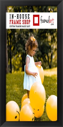 Framed Modern 22x10 Picture Frame Print
