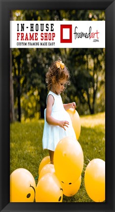 Framed Modern 22x11 Picture Frame Print
