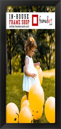 Framed Modern 23x10 Picture Frame Print