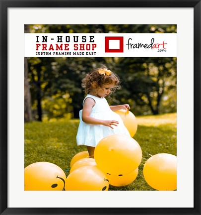 Framed Modern 23x25 Picture Frame Print