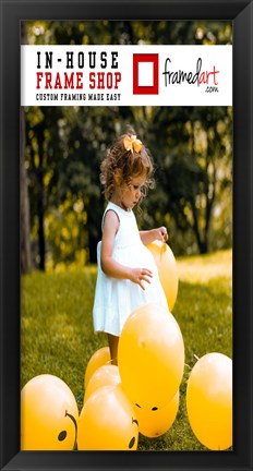 Framed Modern 24x12 Picture Frame Print