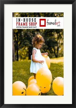 Framed Modern 24x15 Picture Frame Print