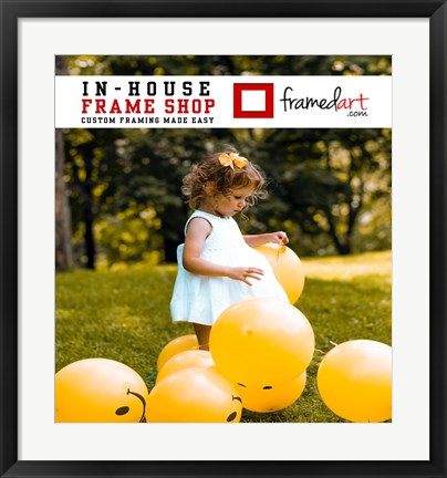 Framed Modern 24x22 Picture Frame Print