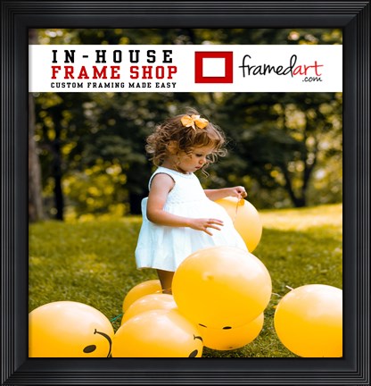 Framed Modern 24x23 Picture Frame Print
