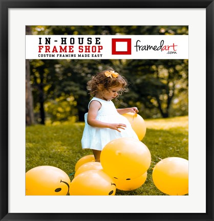 Framed Modern 24x23 Picture Frame Print