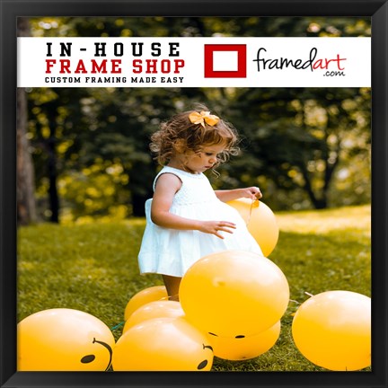 Framed 24x24 Picture Frame Square Wall Hanging - Custom Framing Print