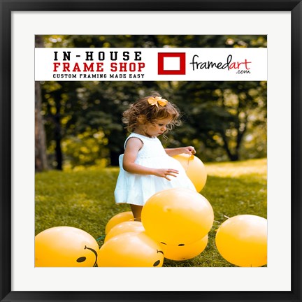 Framed 24x24 Picture Frame Square Wall Hanging - Custom Framing Print
