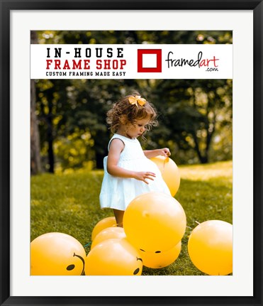Framed Modern 24x29 Picture Frame Print