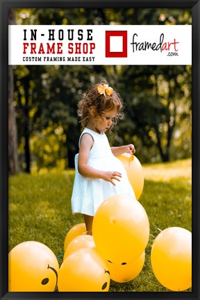 Framed Modern 24x37 Picture Frame Print