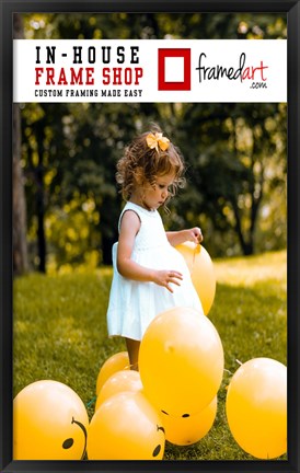 Framed Modern 24x39 Picture Frame Print