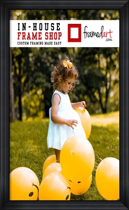 Framed Modern 24x41 Picture Frame Print