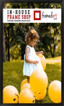 Framed Modern 24x41 Picture Frame Print