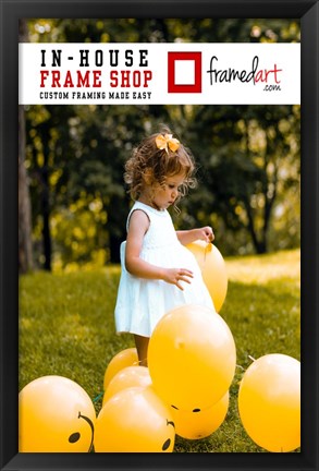 Framed Modern 26x17 Picture Frame Print