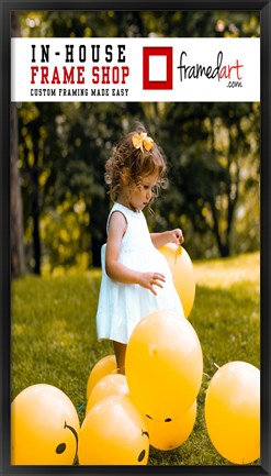 Framed Modern 26x47 Picture Frame Print