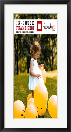 Framed Modern 28x12 Picture Frame Print