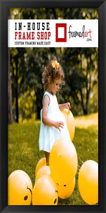 Framed Modern 28x13 Picture Frame Print