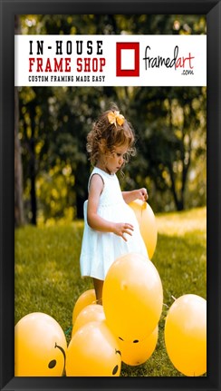 Framed Modern 28x15 Picture Frame Print