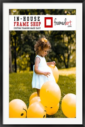 Framed Modern 28x45 Picture Frame Print