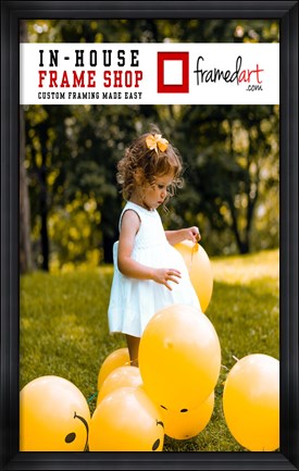 Framed Modern 28x46 Picture Frame Print
