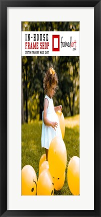 Framed Modern 29x10 Picture Frame Print