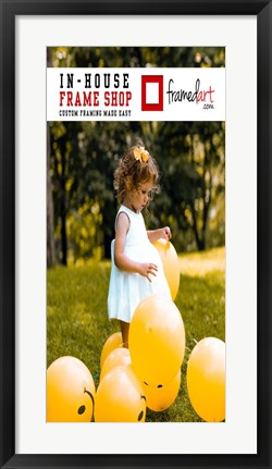 Framed Modern 29x14 Picture Frame Print
