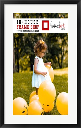 Framed Modern 29x16 Picture Frame Print
