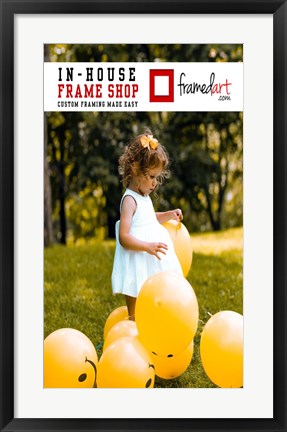 Framed Modern 29x17 Picture Frame Print