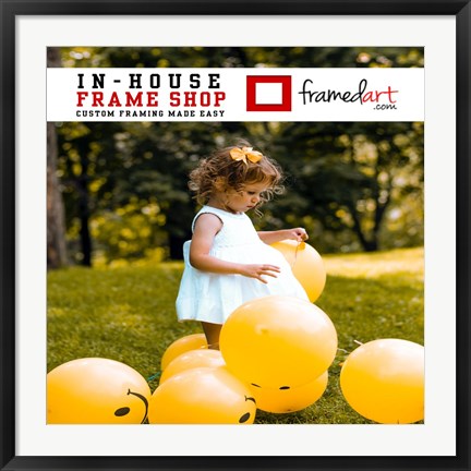 Framed Modern 29x29 Picture Frame Print