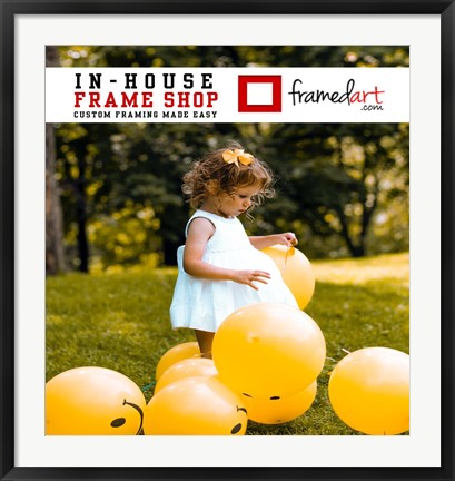 Framed Modern 29x31 Picture Frame Print