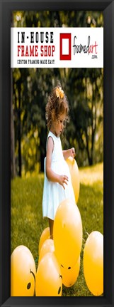 Framed Modern 30x10 Picture Frame Print