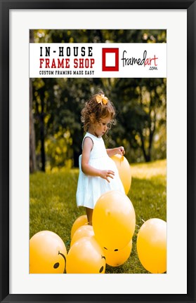 Framed Modern 30x17 Picture Frame Print