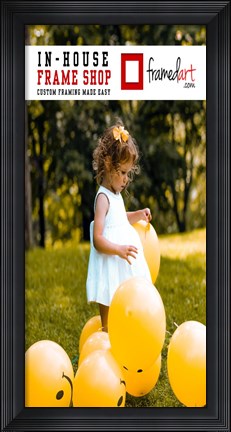 Framed Modern 31x15 Picture Frame Print