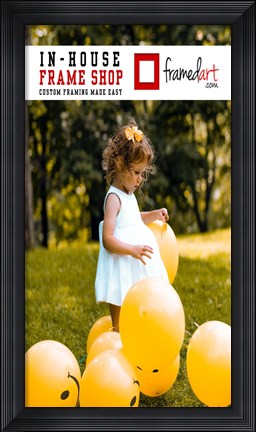 Framed Modern 31x17 Picture Frame Print
