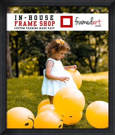 Framed Modern 31x37 Picture Frame Print