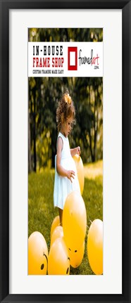 Framed Modern 32x10 Picture Frame Print