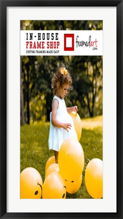 Framed Modern 32x15 Picture Frame Print